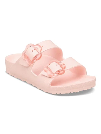Dětské žabky Birkenstock ARIZONA FLOWER EVA KIDS 1031271 LIGHT ROSE (úzká šířka)