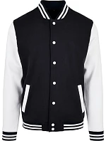 Build your Brand BB 004 College bunda 56.B004 black/white Build your Brand BB 004 College bunda 56.B004 black/white