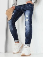 FashionStreet pánské tmavě modré kalhoty UX3916