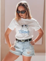 Dámské džínové šortky s páskem SUMMERFLY blue FashionStreet SY0482