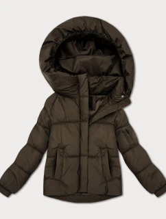 Hnědá dámská oversize bunda pro přechodné období S'West (B2003-48)