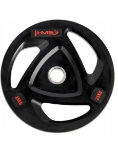 Pogumovaná olympijská deska 25 kg HMS TOX25