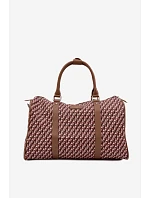 Vzorovaná Dámská Cestovní Taška Hnědá Nelle