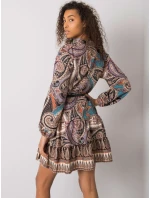 Šaty DHJ SK 15053.61 černá a béžová Šaty DHJ SK 15053.61 černá a béžová