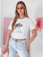 Dámské tričko s potiskem WOMANPOW bílé FashionStreet RY2804