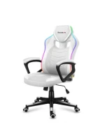 Herní židle Huzaro Force 2.5 RGB WHITE MESH