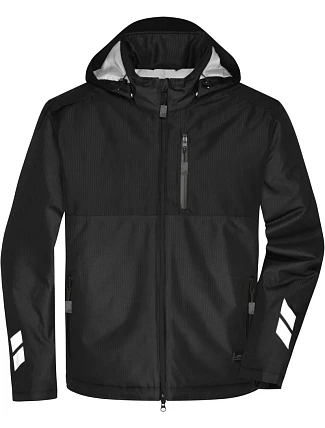 Daiber JN 1815 Pracovní hardshellová polstrovaná bunda 02.1815 black/black