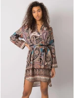 Šaty DHJ SK 5766 1.32X černá a béžová Šaty DHJ SK 5766 1.32X černá a béžová