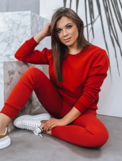 Dámská tepláková souprava FITT červená FashionStreet AY0794