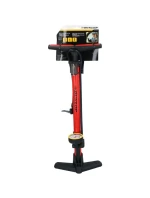 DUNLOP BIKE PUMP 230 PSI (16Bar) S MANOMETREM ČERVENÝ