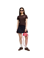 Dámské tričko Puma ESS Small No.1 Logo Tee(s), tmavě hnědé, 682373, 33 Dámské tričko Puma ESS Small No.1 Logo Tee(s), tmavě hnědé, 682373, 33