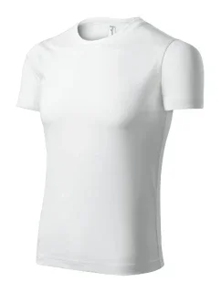 Pixel tričko unisex bílá