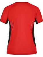 Daiber JN 390 Dámské běžecké tričko s výstřihem do V 02.0390 red/black Daiber JN 390 Dámské běžecké tričko s výstřihem do V 02.0390 red/black