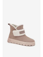 Zimní boty Dámské z přírodního nubuku s kožichem Lee Cooper LCJ 25 01 3739 Světle šedé Zimní boty Dámské z přírodního nubuku s kožichem Lee Cooper LCJ 25 01 3739 Světle šedé