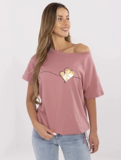 Tričko CLM TS 1017.03 tmavě růžové