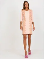 LK SK 506583 šaty.21P broskev LK SK 506583 šaty.21P broskev