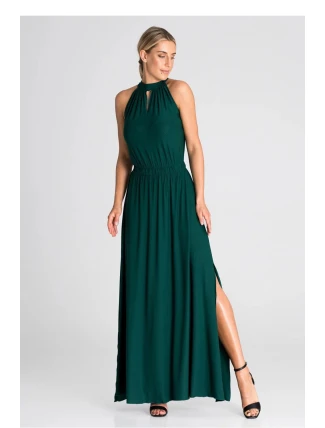 Dámské společenské šaty M945 zelené - Figl Dámské společenské šaty M945 zelené - Figl
