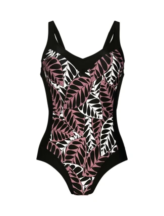Jednodílné plavky 7355 M2 černo-fialové - Anita Jednodílné plavky 7355 M2 černo-fialové - Anita