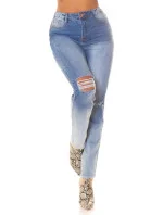 Sexy džíny s vysokým pasem J5317D - Koucla Sexy džíny s vysokým pasem J5317D - Koucla