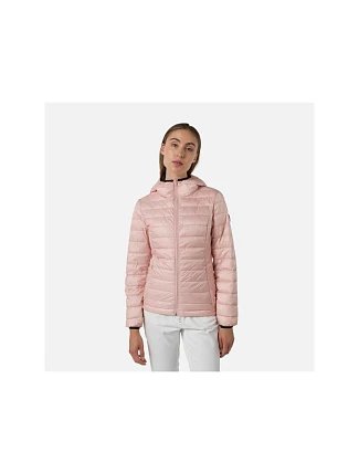 Dámská bunda ROSSIGNOL W Rossi Light Hood Jkt, růžová Dámská bunda ROSSIGNOL W Rossi Light Hood Jkt, růžová