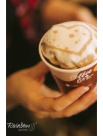 Duhové ponožky Káva Cappuccino 1 pár Duhové ponožky Káva Cappuccino 1 pár