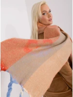 Dámský šál  AT SZ 2316.31P Oranžová s modrou mix - FPrice