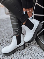 Dámské kozačky STEPBACK s vysokou podrážkou bílé FashionStreet ZY0495