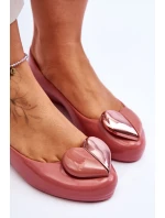 Dámské baleríny ZAXY se srdcem LL285028 Růžová