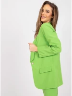 Dámské sako DHJ MA 15621 světle zelené Dámské sako DHJ MA 15621 světle zelené