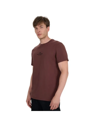 Pánské tričko 4F M2961 tmavě hnědé 4FWAW25TTSHM2961 80S pánské