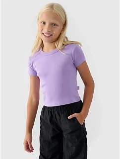 Hladké dívčí tričko 4F 4FJRSS24TTSHF2053-52S