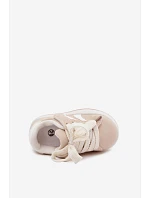 Dětské Sportovní Sneakers na suchý zip z umělé kůže Béžové Zoya Dětské Sportovní Sneakers na suchý zip z umělé kůže Béžové Zoya
