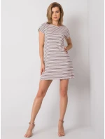 Šaty TW SK G 076.81P bílá a červená Šaty TW SK G 076.81P bílá a červená