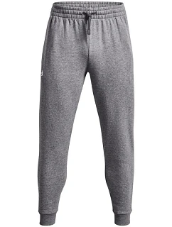 Pánské kalhoty Under Armour Rival Fleece Joggers, šedé, 1379774 025 M