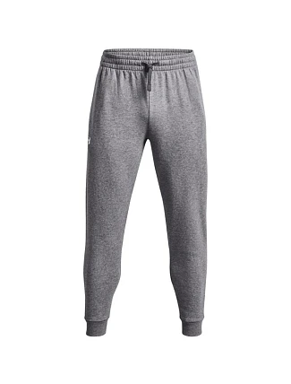 Pánské kalhoty Under Armour Rival Fleece Joggers, šedé, 1379774 025 M Pánské kalhoty Under Armour Rival Fleece Joggers, šedé, 1379774 025 M