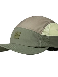 Běžecká čepice Buff 5 Panel Go Cap – domus khaki