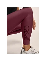 Dámské tréninkové legíny CASALL Graphic High Waist Tights, barva vínová