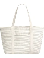 Westford Mill W 255 Nákupní taška pruhovaná z bio bavlny 50.0255 grey stripe