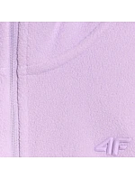 Dámská fleecová mikina 4FWAW25UFLEF069 52S lila - 4F Dámská fleecová mikina 4FWAW25UFLEF069 52S lila - 4F
