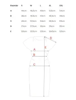 S398 Tužkové šaty s rozparkem na boku - modré