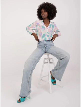 Halenka D73771Z11162A růžovo-zelená - Sublevel Halenka D73771Z11162A růžovo-zelená - Sublevel