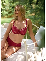 Podprsenka Semi Soft Gaia BS 1372 Mary, vínová