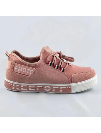 Růžové dámské nazouvací tenisky (C1039) Růžové dámské nazouvací tenisky (C1039)