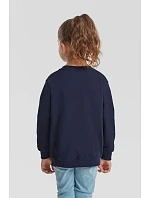 Fruit of the Loom Classic Kids Set-In Sweat Dětská mikina 16.2041 vintage heather navy Fruit of the Loom Classic Kids Set-In Sweat Dětská mikina 16.2041 vintage heather navy