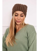 Fleecová čepice Paulina K227 mocca Fleecová čepice Paulina K227 mocca