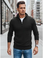 Pánský černý svetr FashionStreet WX1894