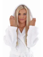 Dámský župan Athena s kapucí 3116 bílá - Vestis Dámský župan Athena s kapucí 3116 bílá - Vestis