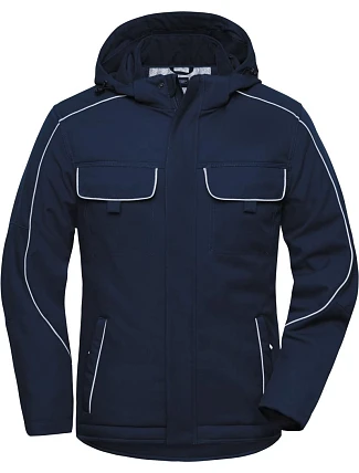 Daiber JN 886 Pracovní softshellová polstrovaná bunda - Solid 02.0886 navy Daiber JN 886 Pracovní softshellová polstrovaná bunda - Solid 02.0886 navy