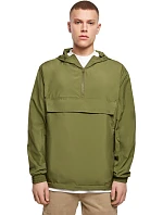 Build your Brand BY 096 Větrovka s 1/4 zipem 56.0096 olive Build your Brand BY 096 Větrovka s 1/4 zipem 56.0096 olive