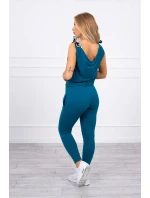 Kalhoty/oblek s nápisem selfie marine